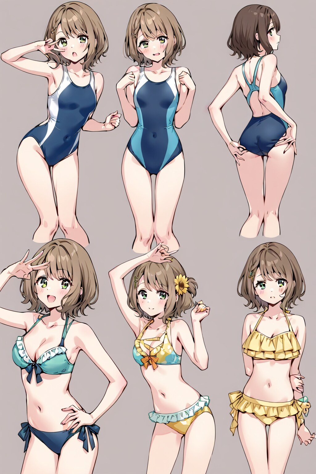 複数ポーズ
