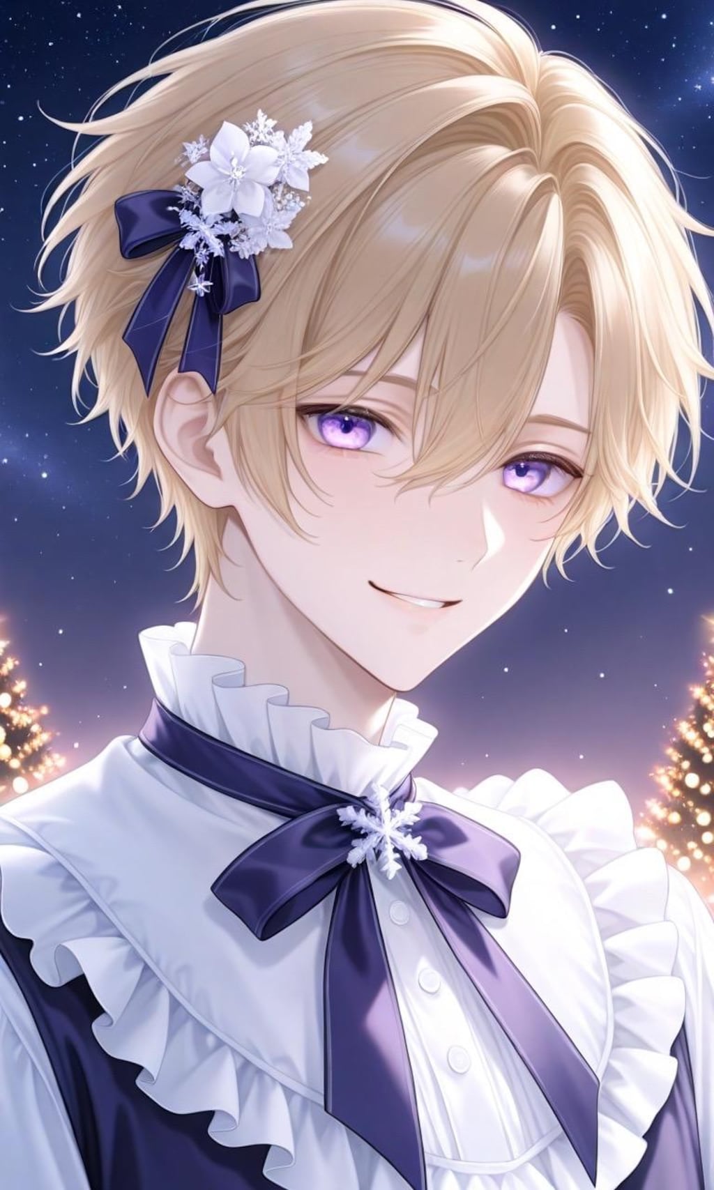 フリル衣装の男の子