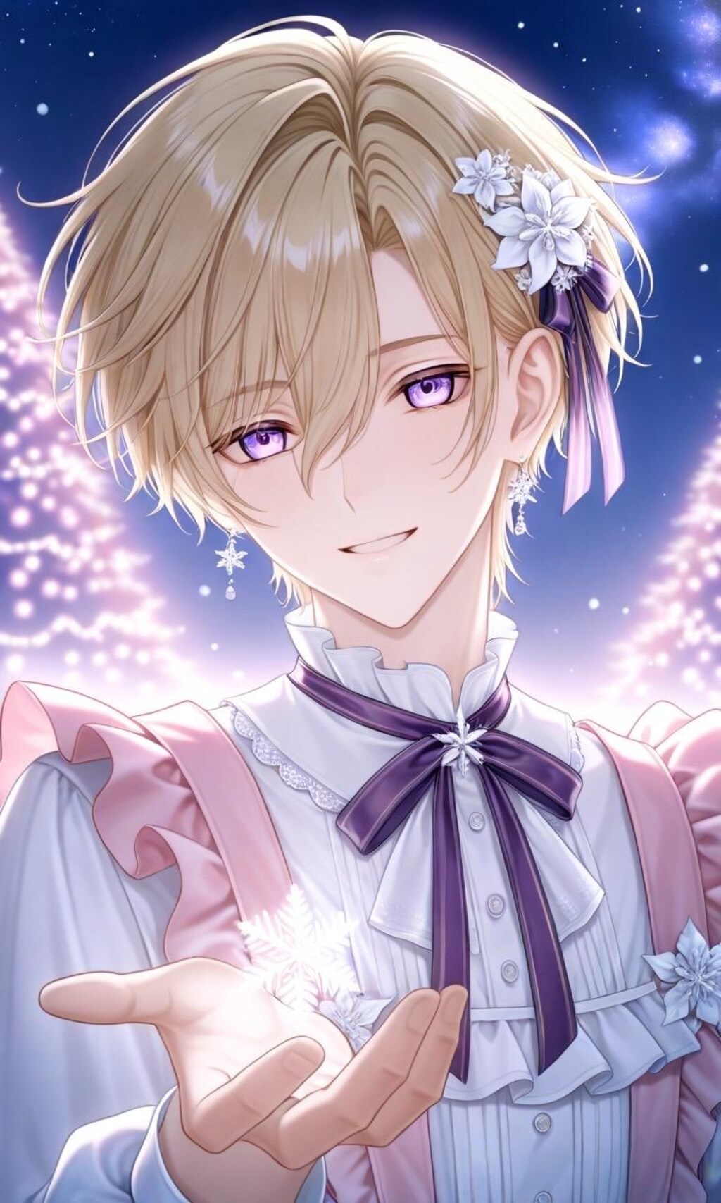 フリル衣装の男の子