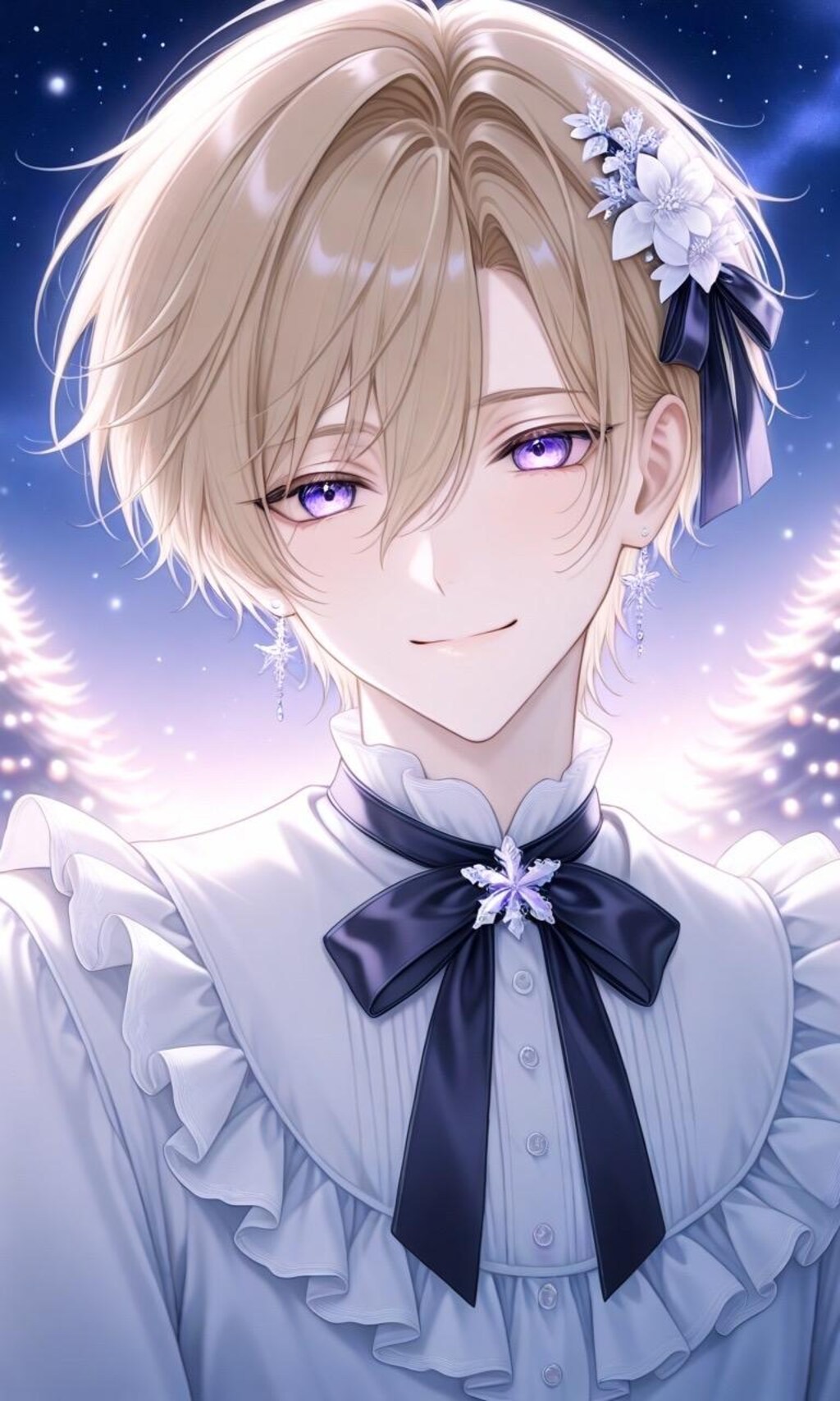 フリル衣装の男の子