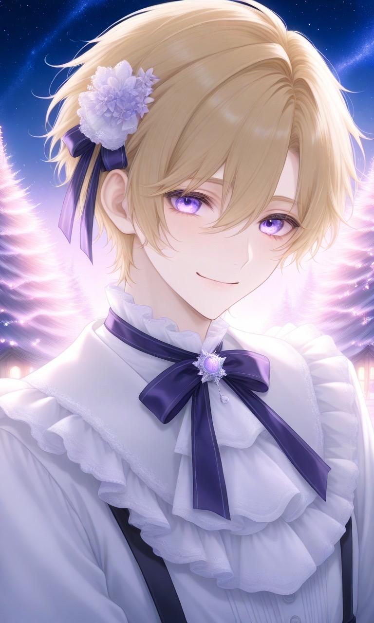 フリル衣装の男の子