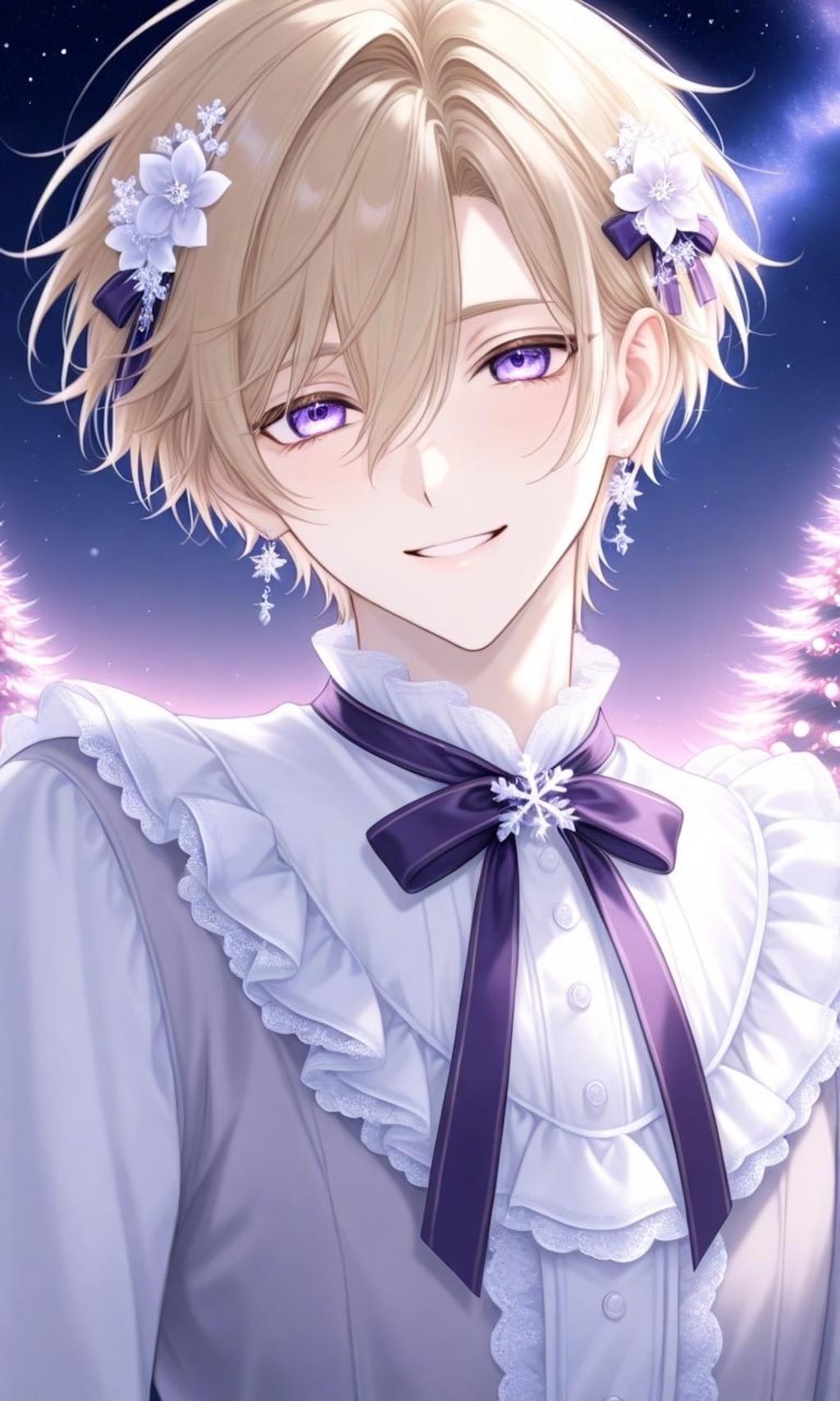 フリル衣装の男の子