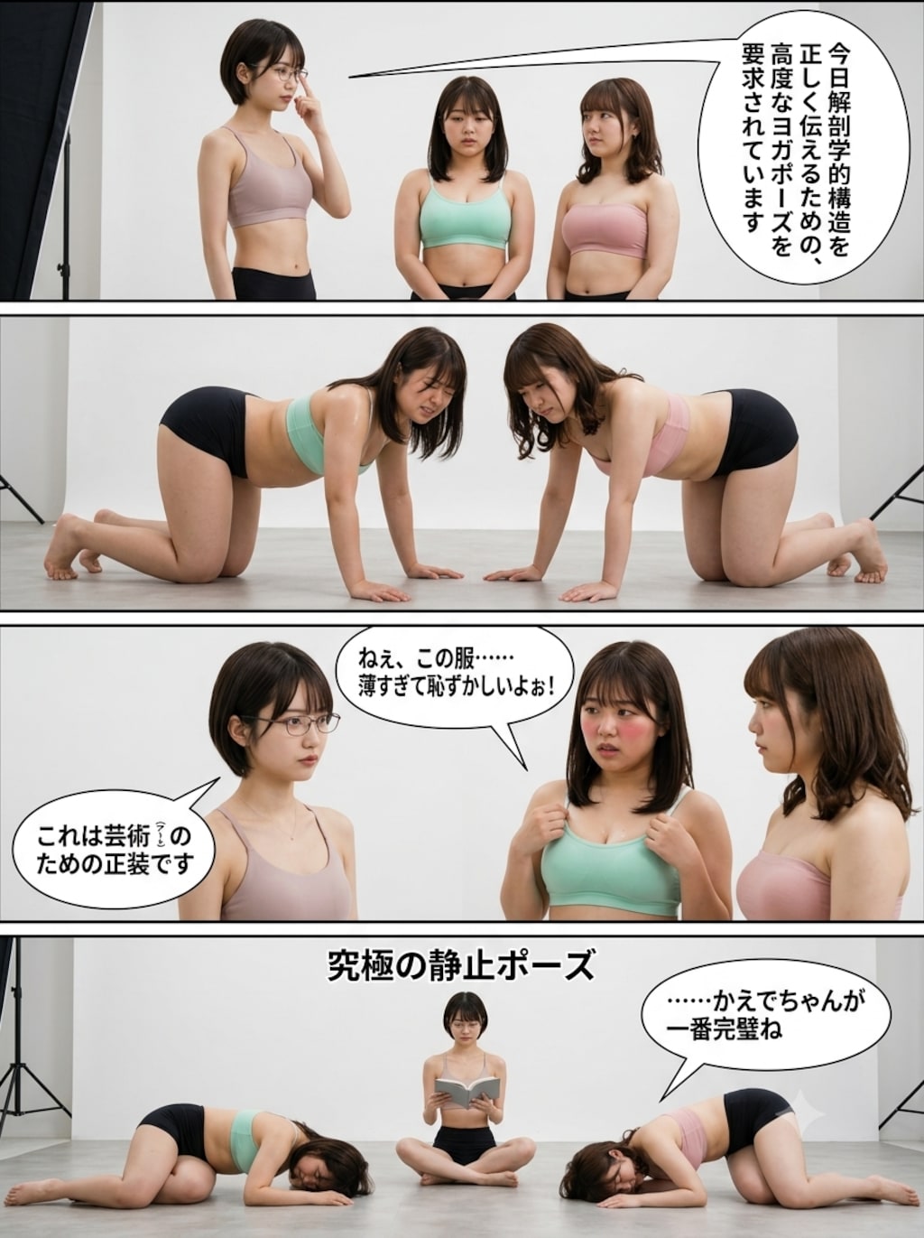 マンガなPuni-Paletteの３人