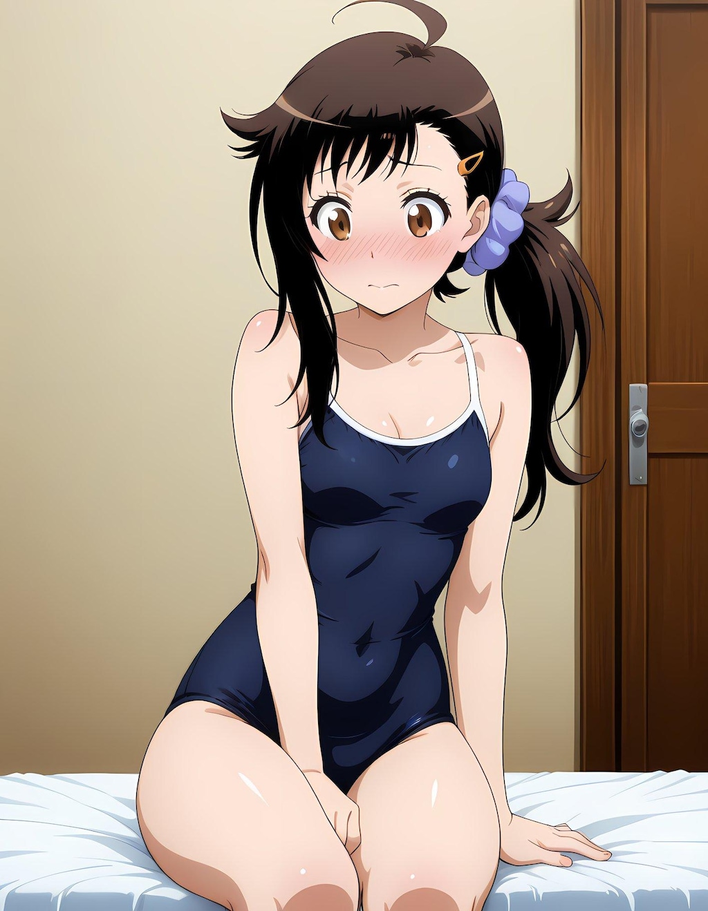 春と水泳授業の後に