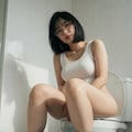 寝起きのトイレ 5枚目
