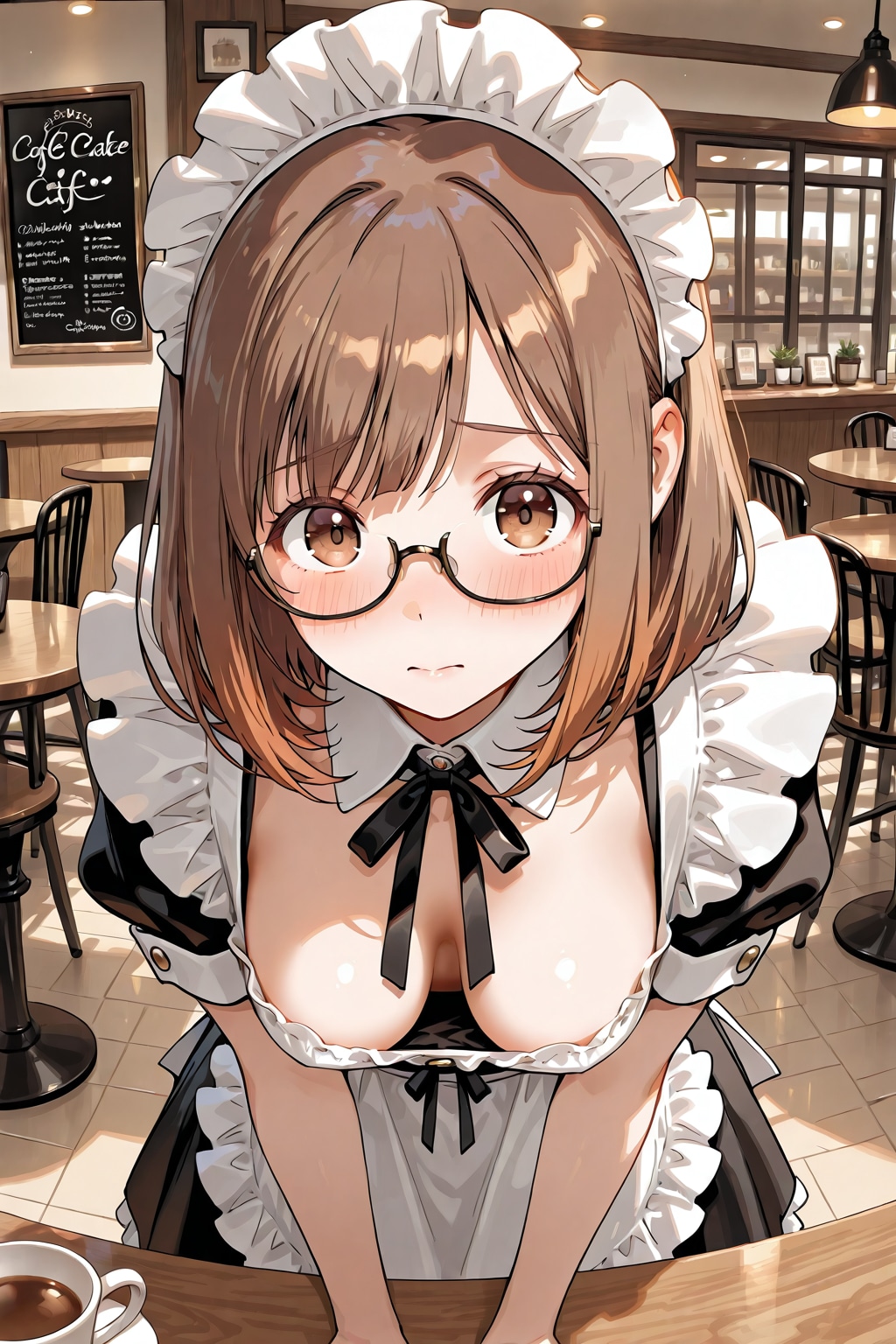 胸チラ035
