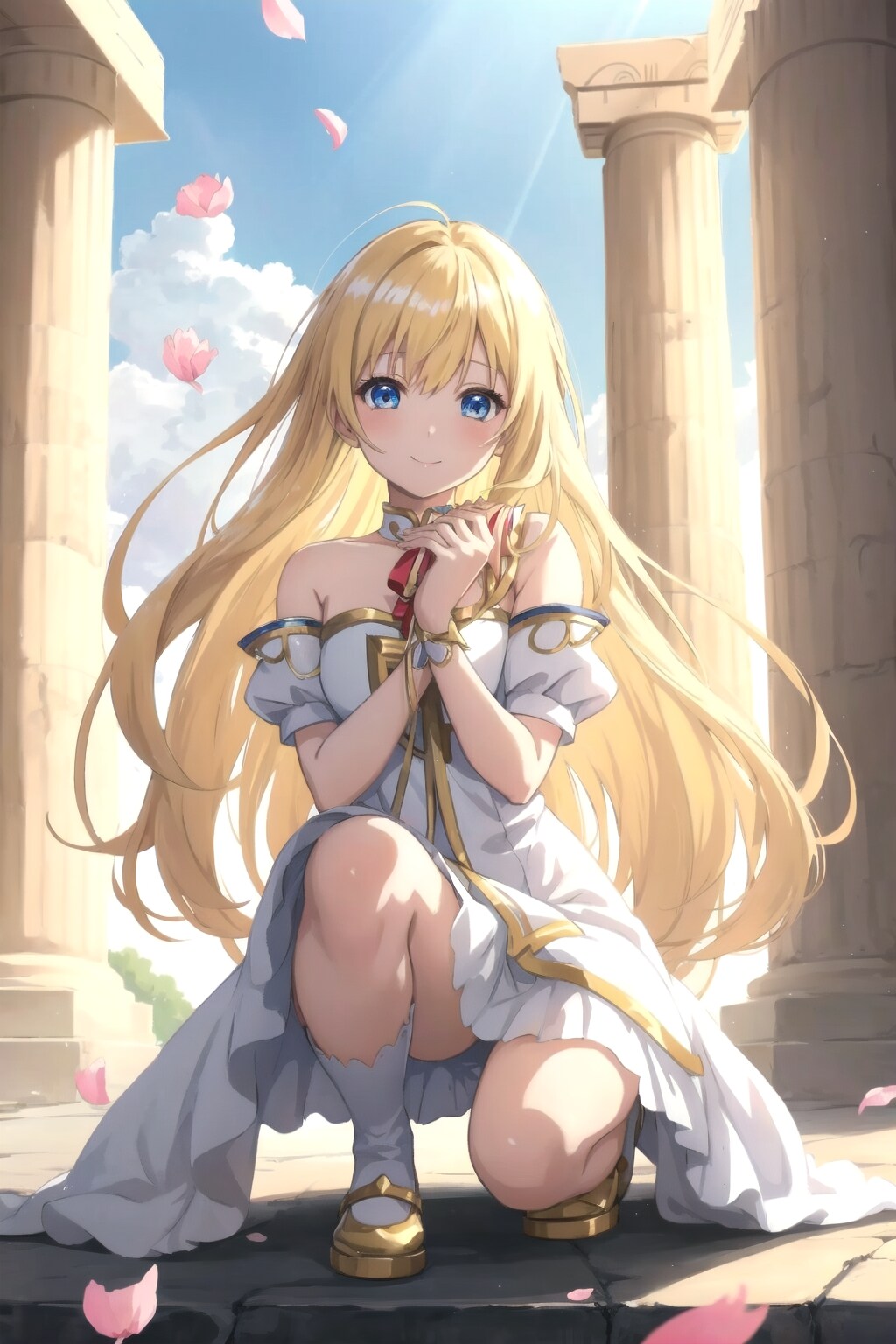 神殿の少女
