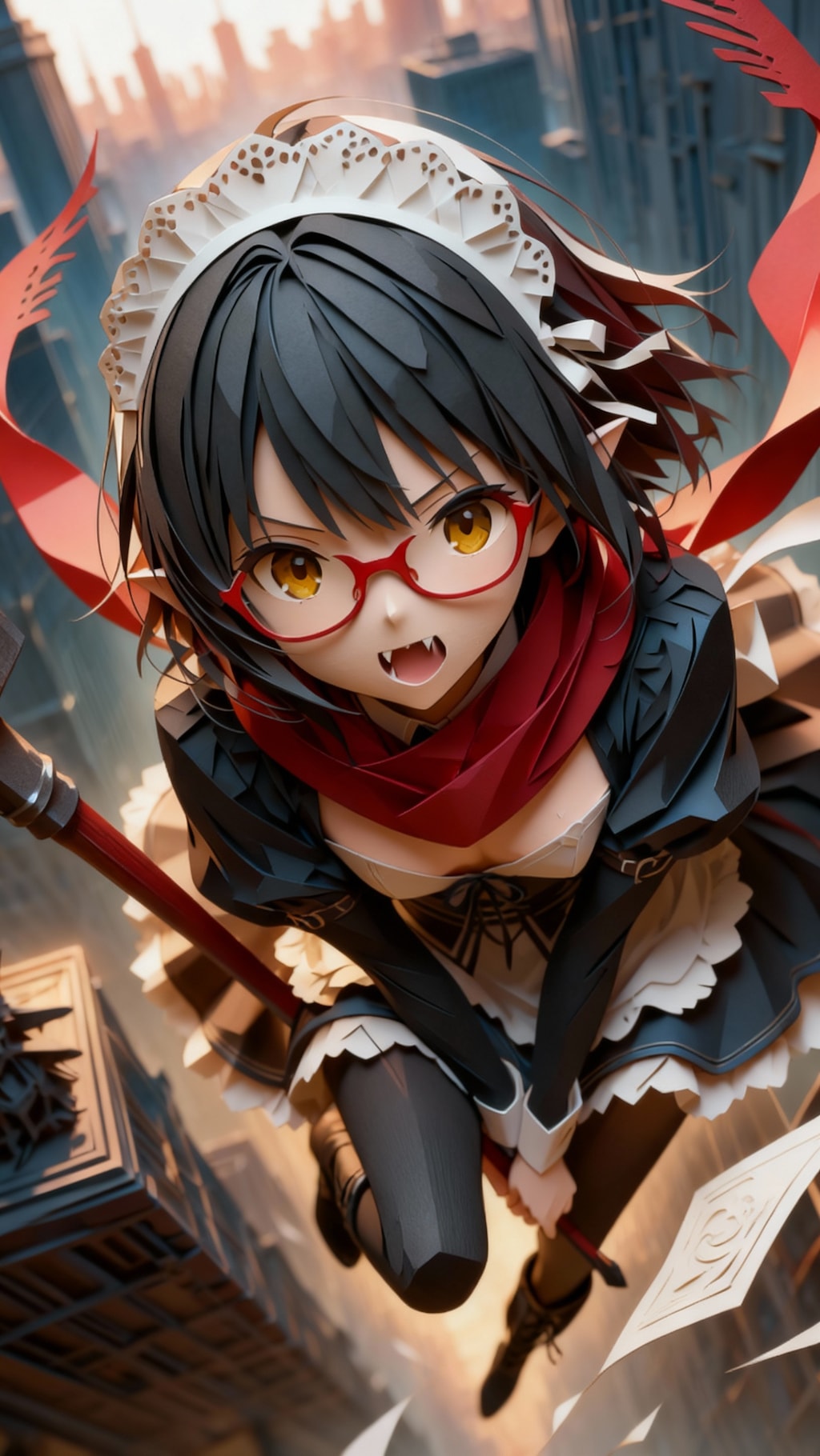 切り絵調イズミちゃん