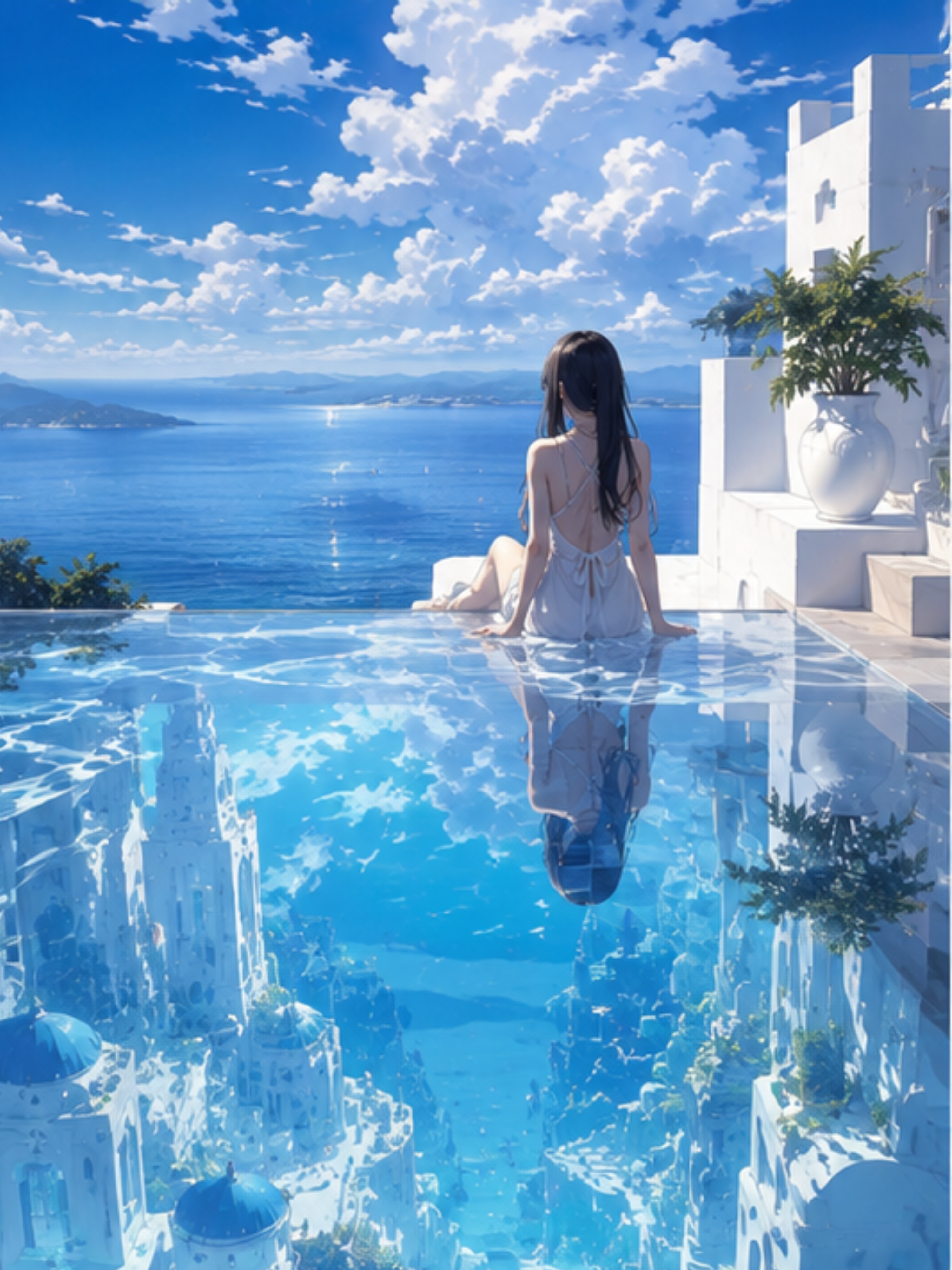 Infinity Reflection I — Beyond the Horizon