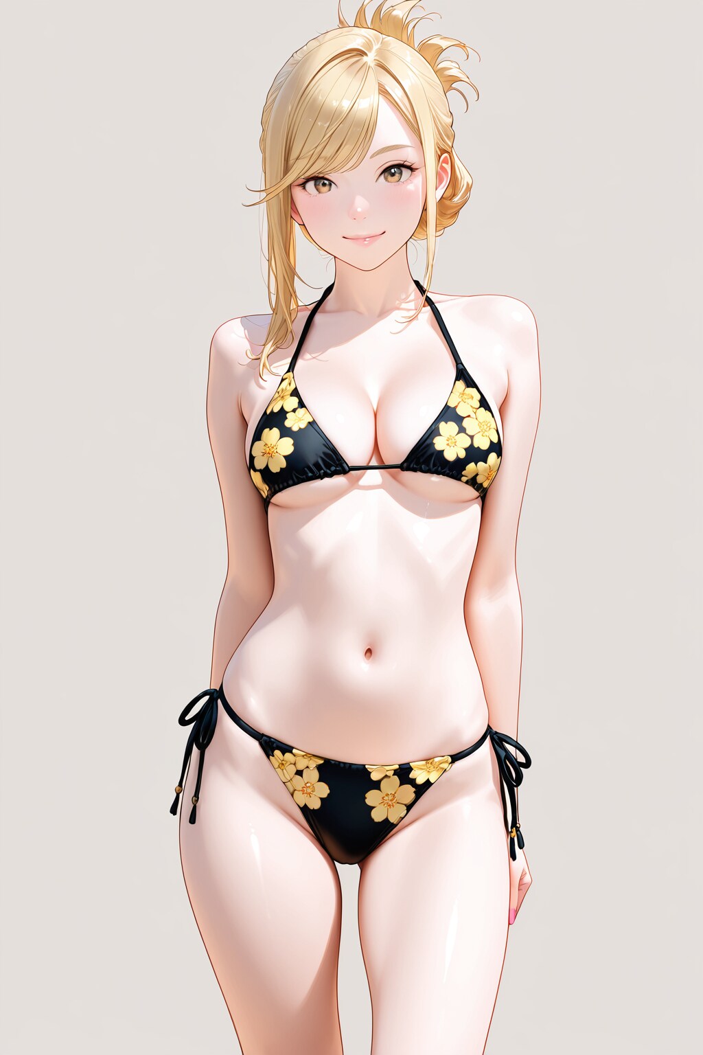 花柄ビキニ