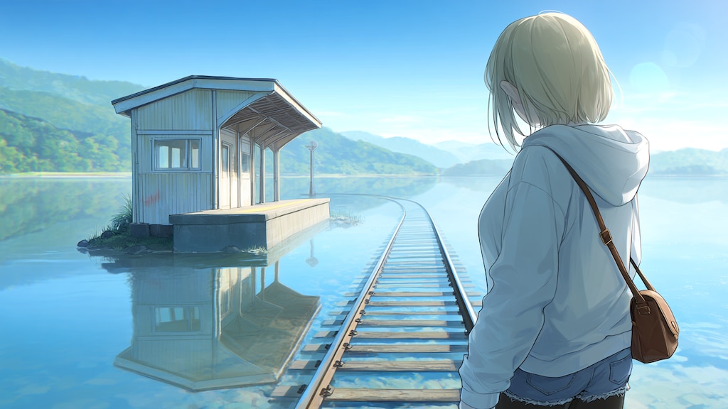 第06観測区画：湖は駅を包んだ
