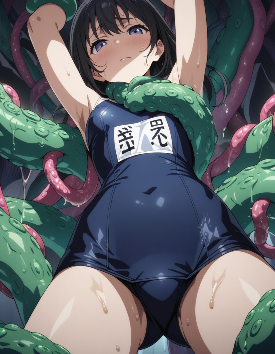 スク水触手
