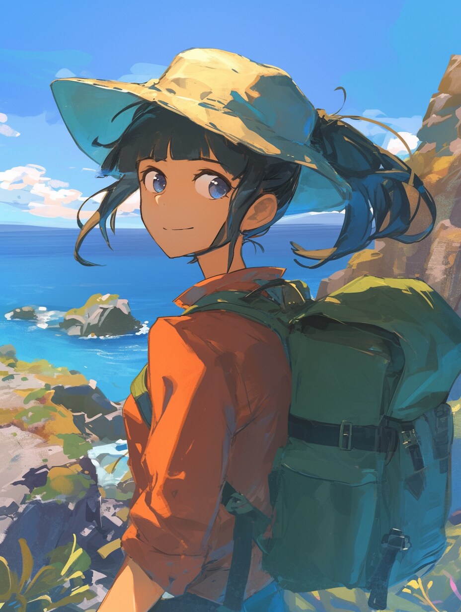 旅する少女50 | の人気AIイラスト・グラビア