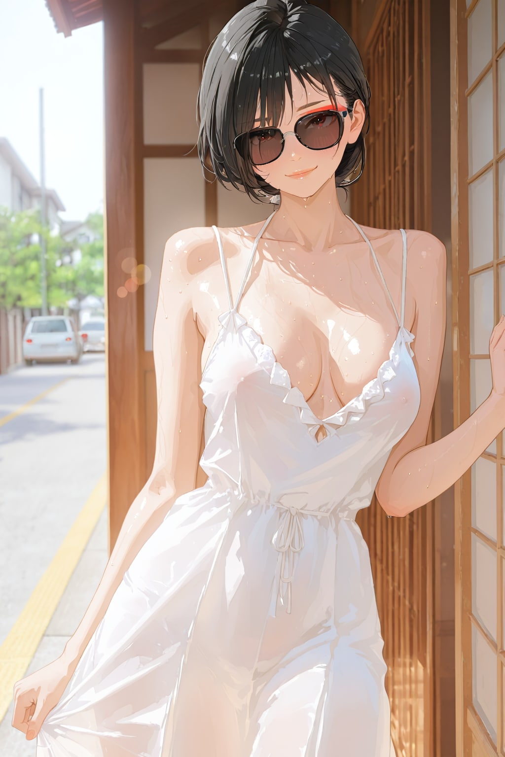 夏コーデですわ
