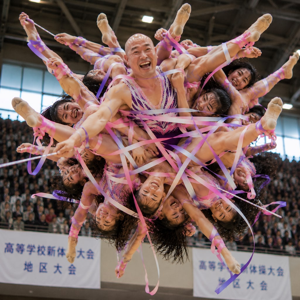 新体操部のハゲ部長