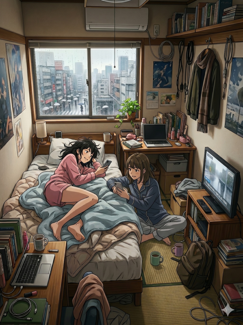 都会暮らし　4枚