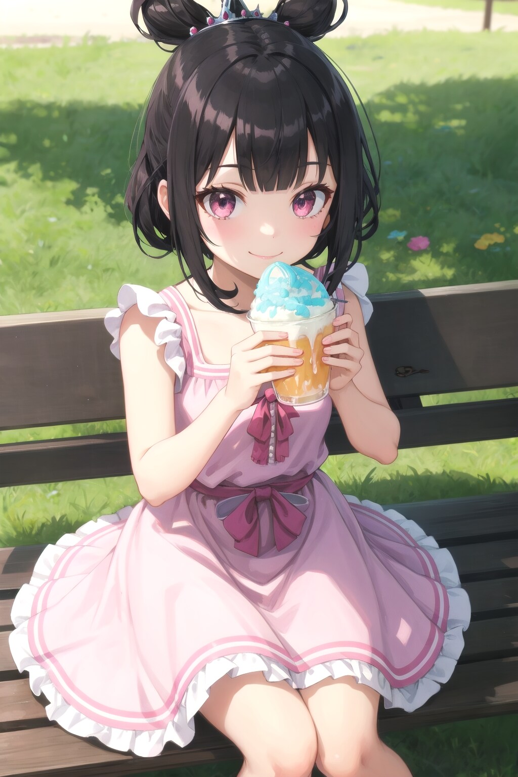 かき氷を食べるのです