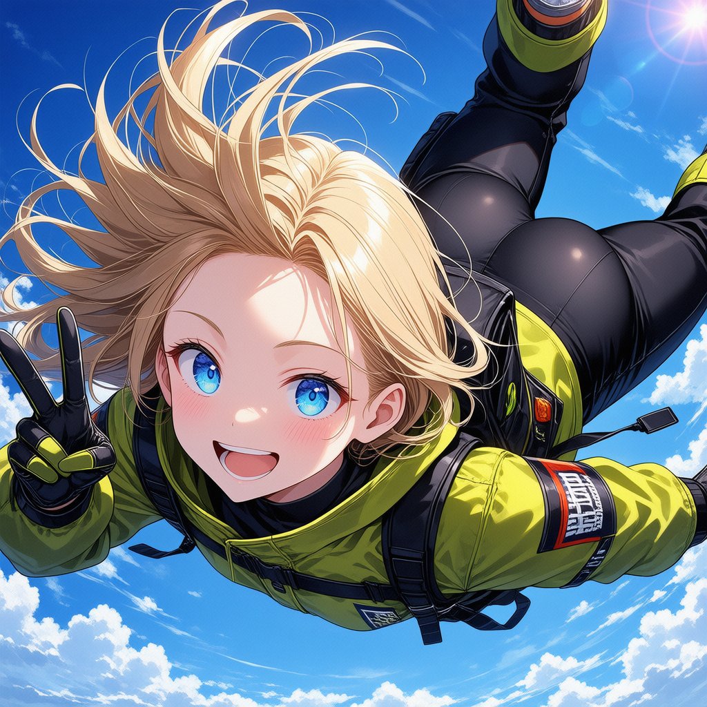 スカイダイビング | の人気AIイラスト・グラビア