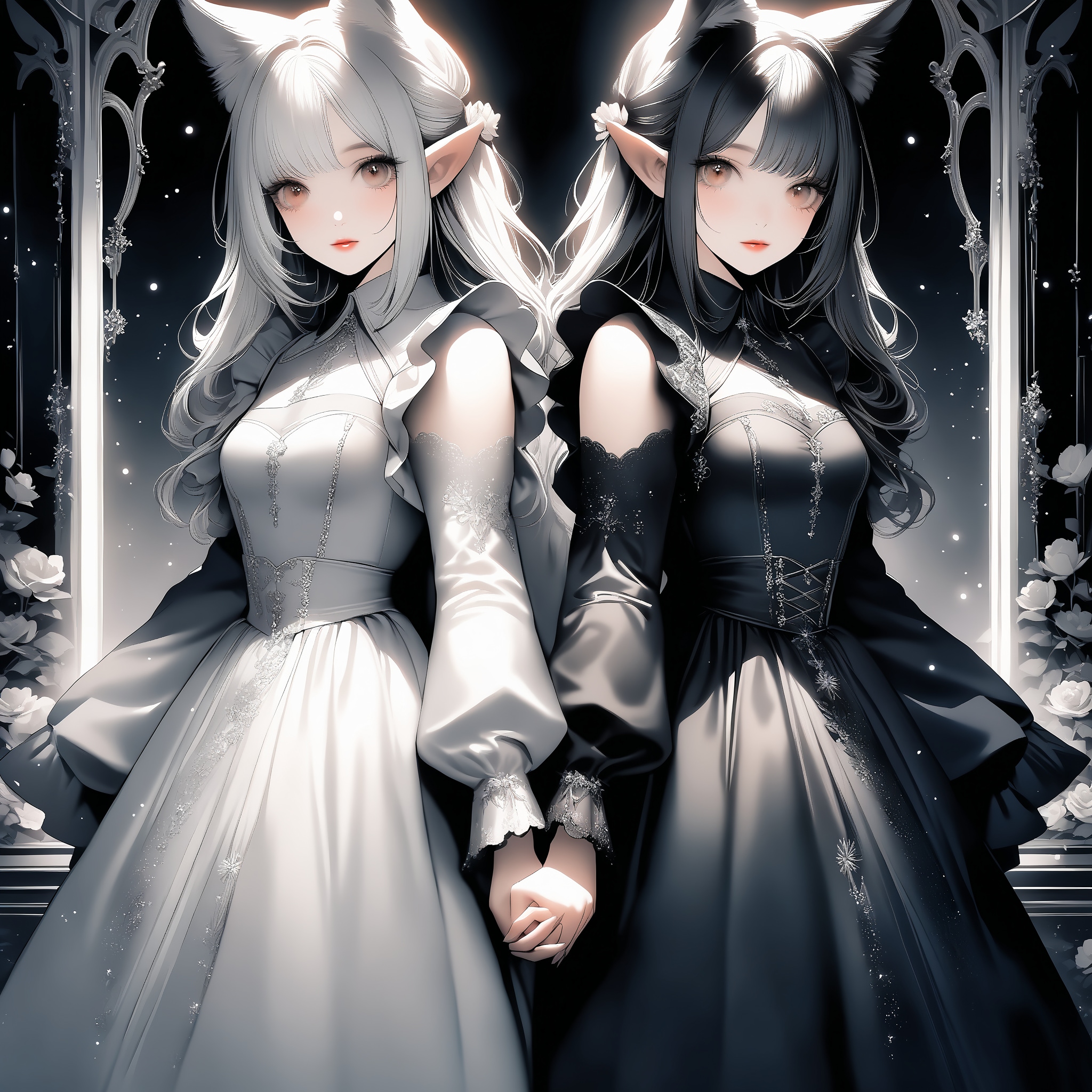 双子 | の人気AIイラスト・グラビア