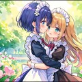 ハグするメイドさん 2枚目