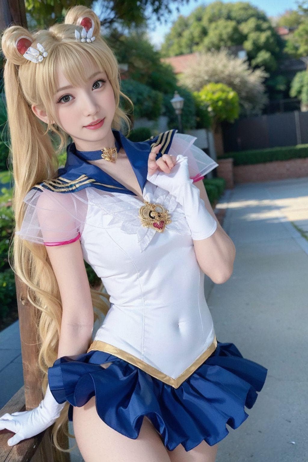 セーラー戦士のコスプレしてハメてみた