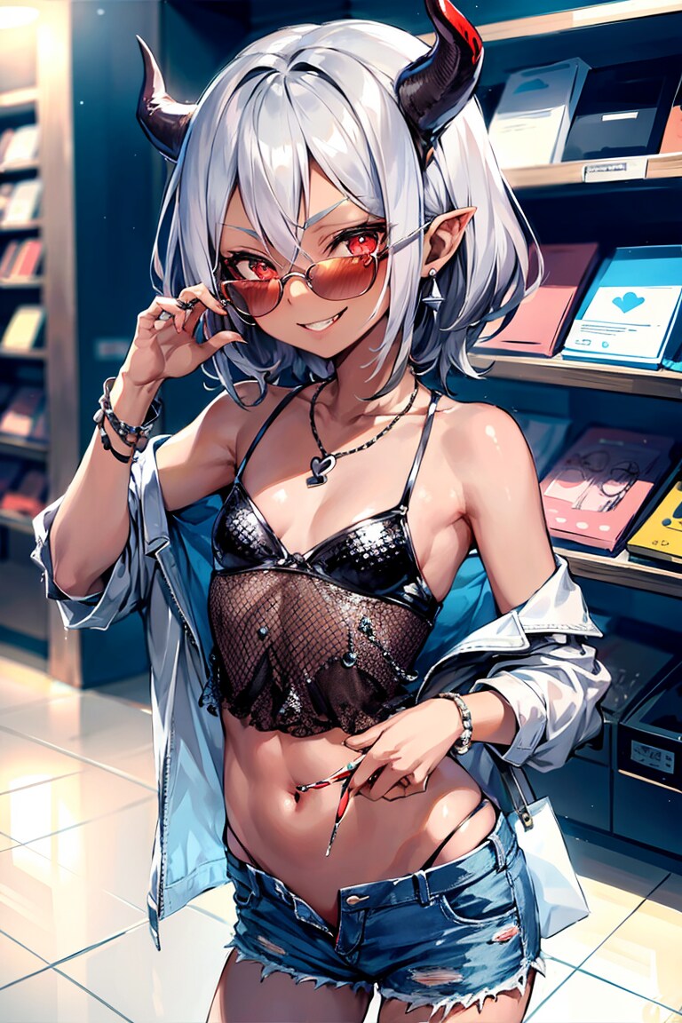 銀髪褐色メスガキちゃんとお買い物に行こうず！！！！！