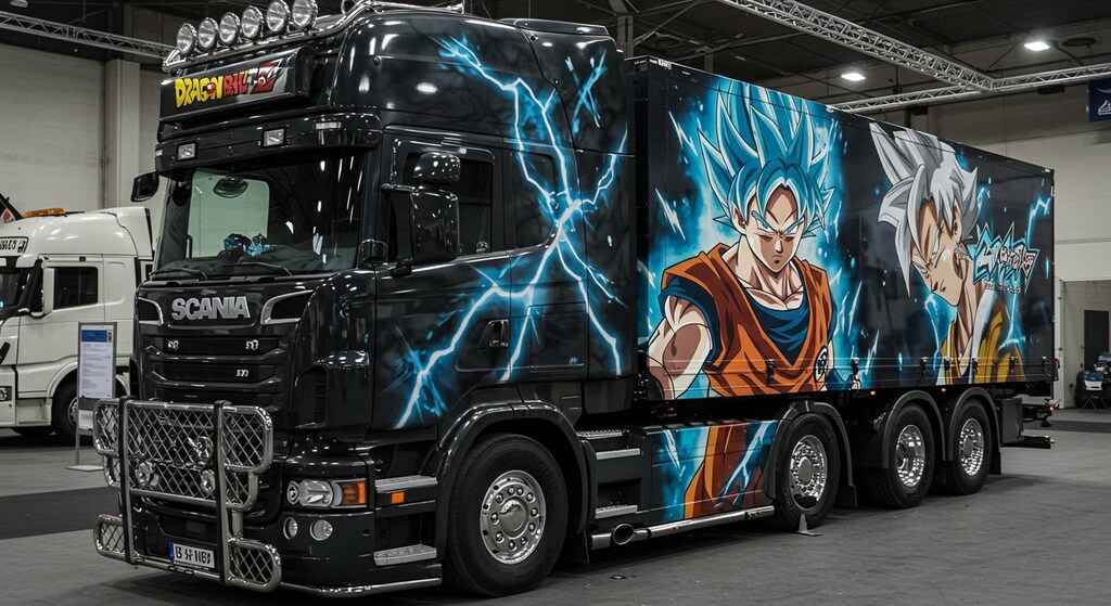 ドラゴンボールスカニアトラック
