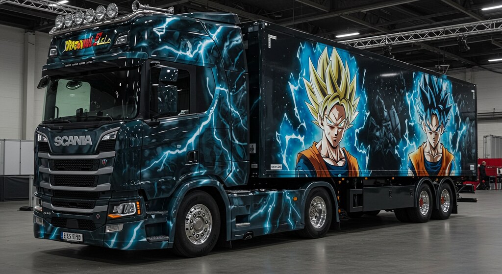 ドラゴンボールスカニアトラック