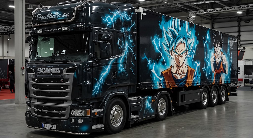 ドラゴンボールスカニアトラック