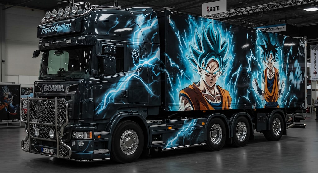 ドラゴンボールスカニアトラック