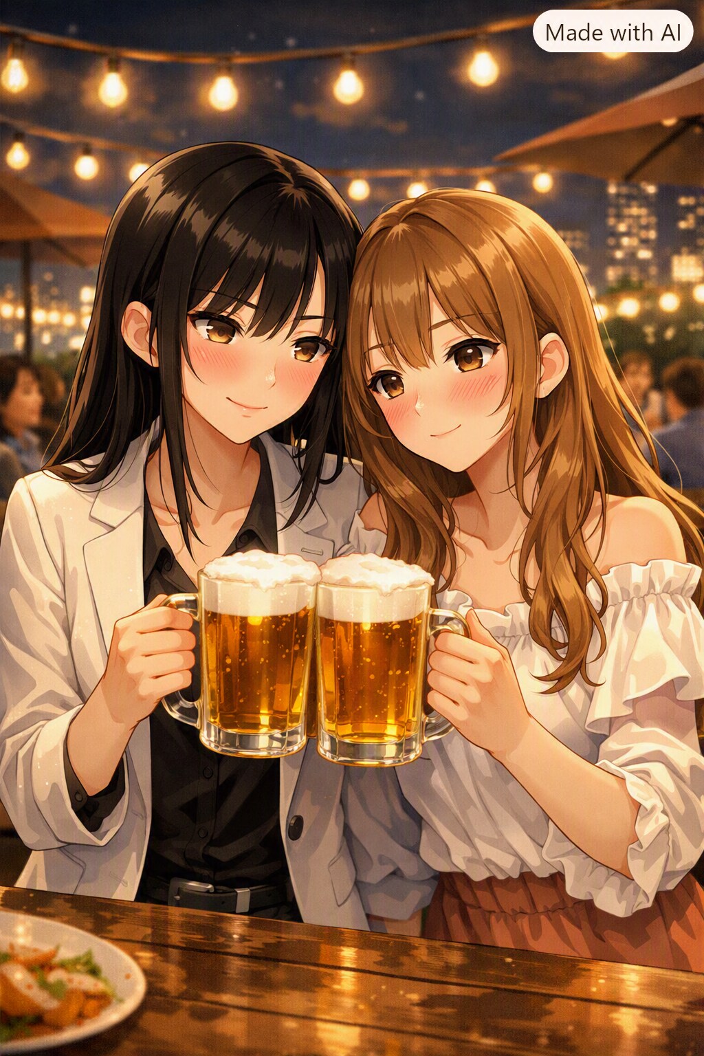 乾杯（ビヤホールの日） | の人気AIイラスト・グラビア
