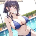 巨乳、お腹は引き締める 10枚目