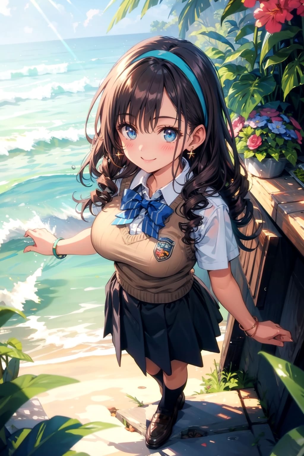 海の水、触ってみない？ | の人気AIイラスト・グラビア