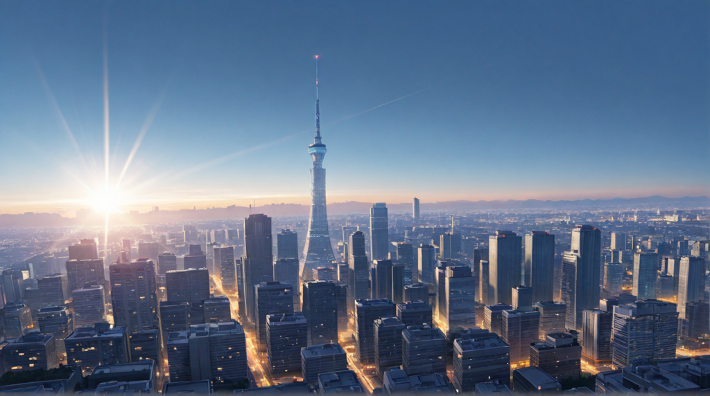 東京タワーとスカイツリー