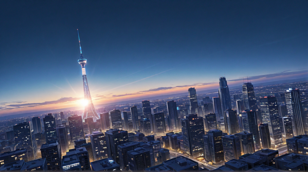 東京タワーとスカイツリー