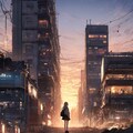 夕間暮れ 2枚目