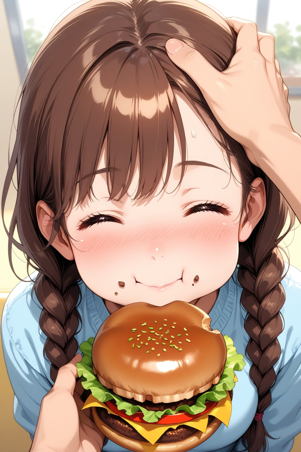 餌付けされる子 | の人気AIイラスト・グラビア