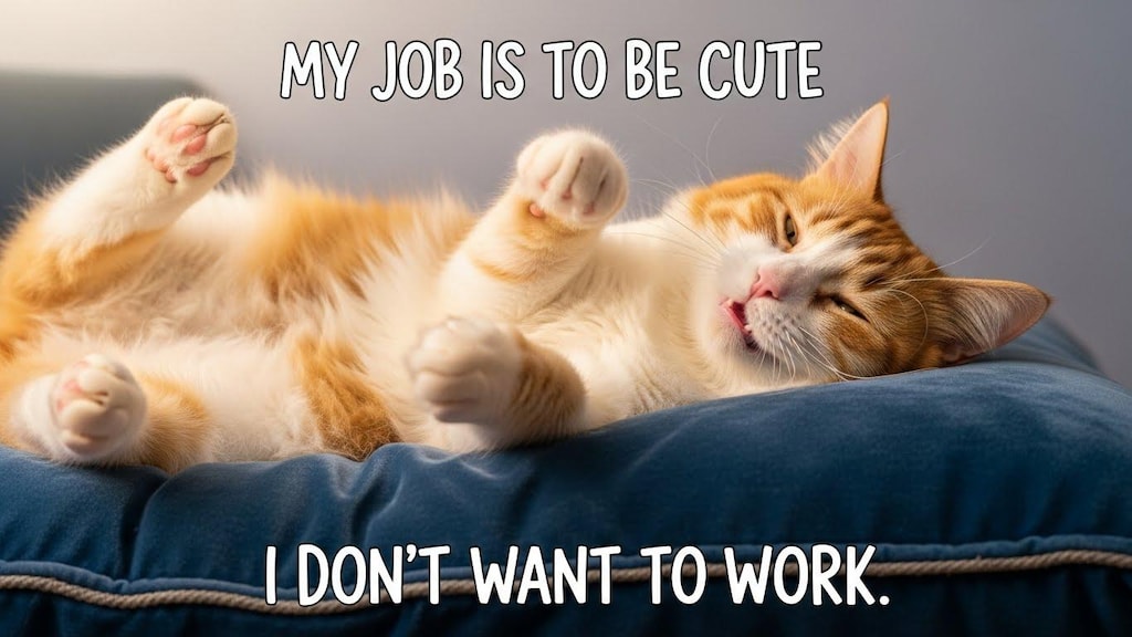 はたらきたくないのに働いてる、ねこさまたち