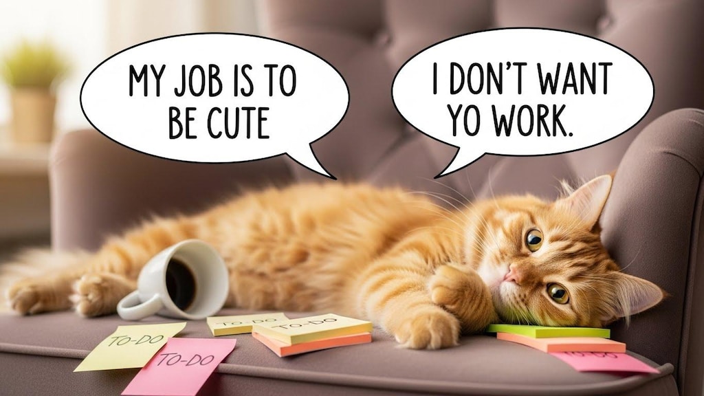 はたらきたくないのに働いてる、ねこさまたち