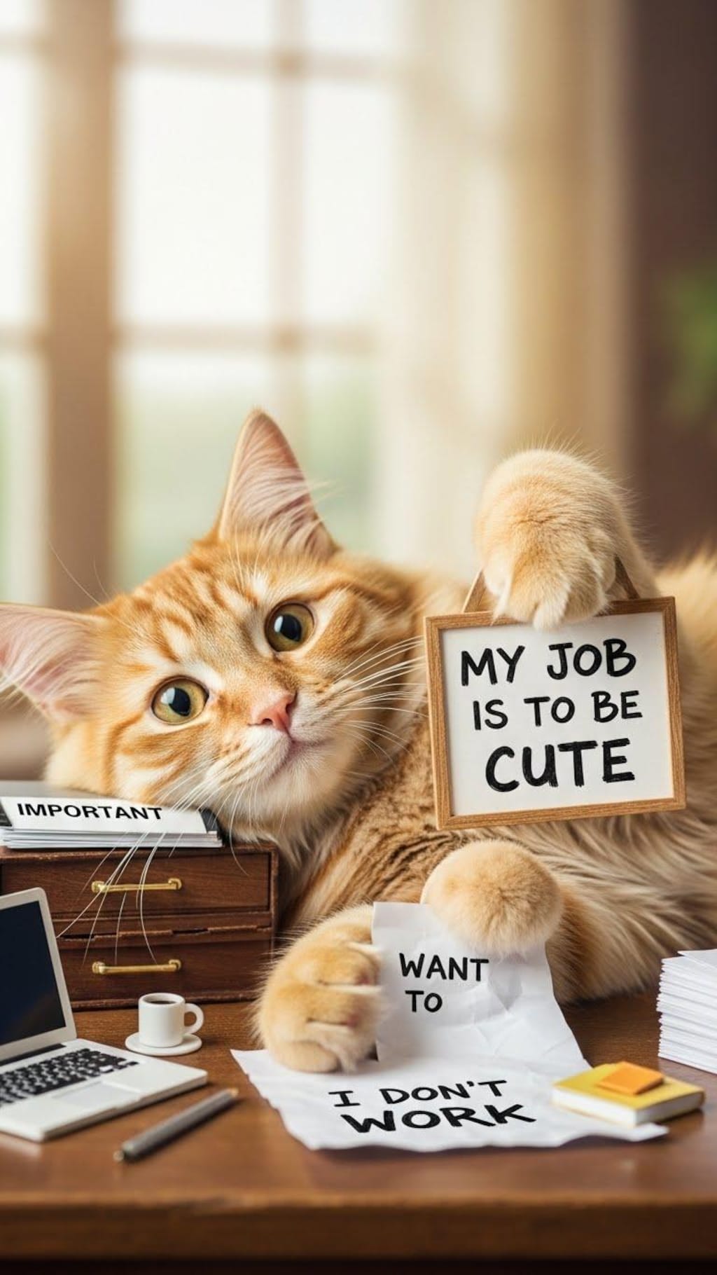 はたらきたくないのに働いてる、ねこさまたち