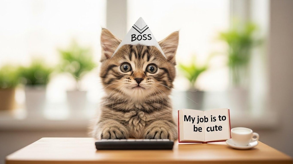 はたらきたくないのに働いてる、ねこさまたち