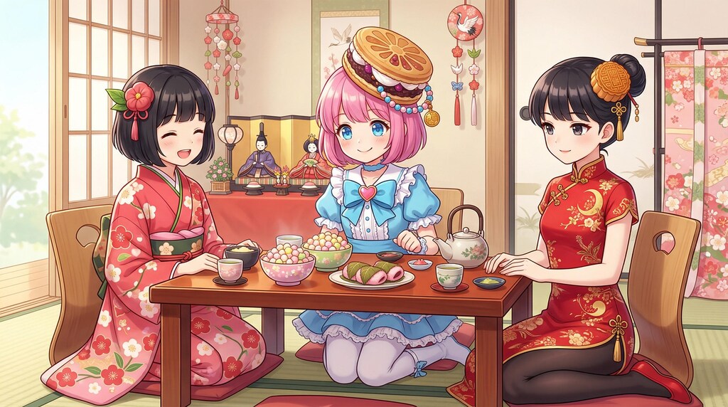 お菓子なひな祭り