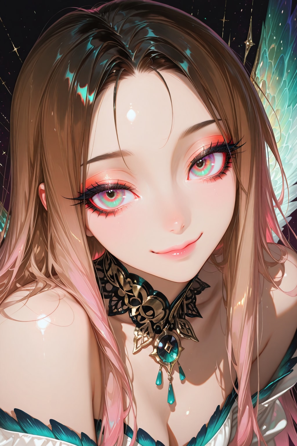 メイクアップ | の人気AIイラスト・グラビア