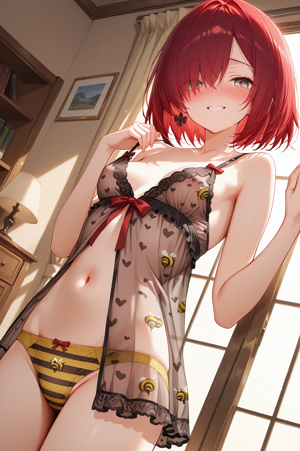 蜂とベビードール