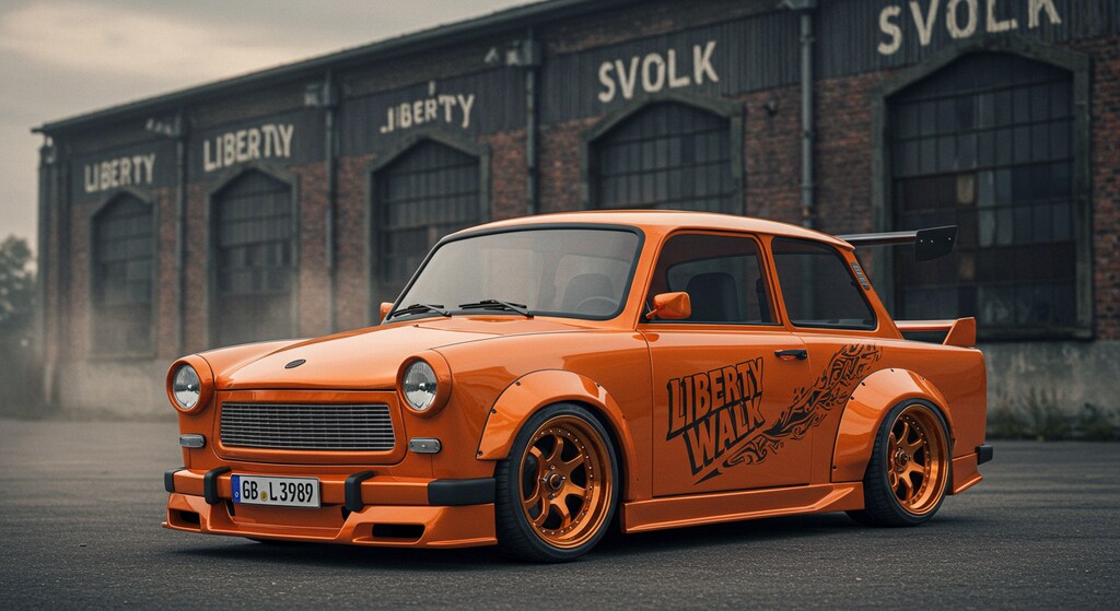 リバティーウォークトラバントのドリ車