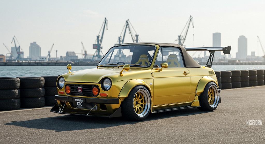 ゴールドホンダN360オープンカードリ車