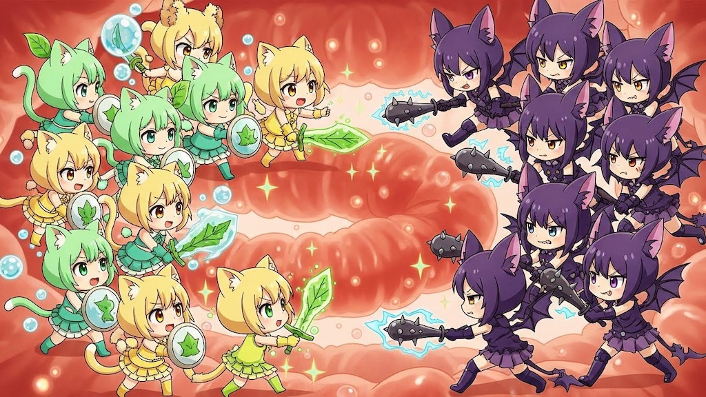 善玉菌Vs悪玉菌