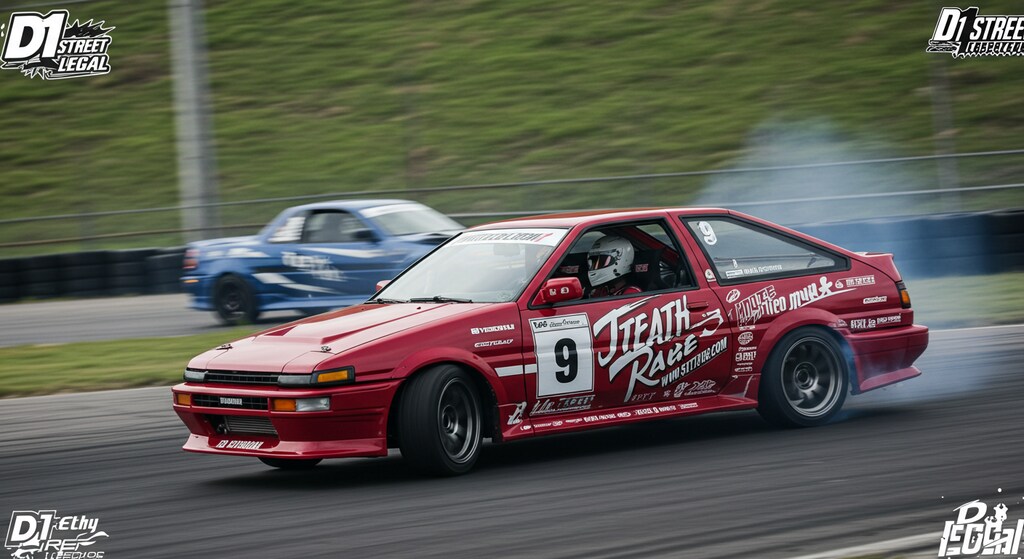 AE86のドリ車