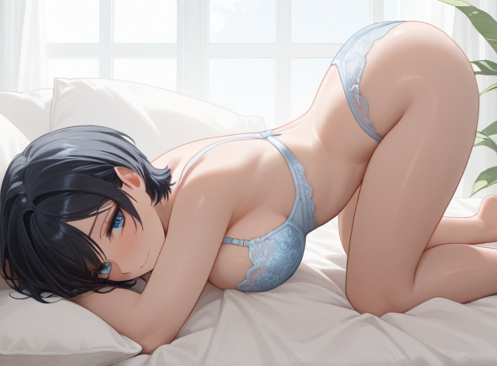 黒髪(四つん這い6)