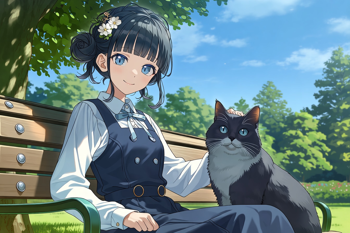 猫🐈とおだんごちゃん🍡✨142 | の人気AIイラスト・グラビア